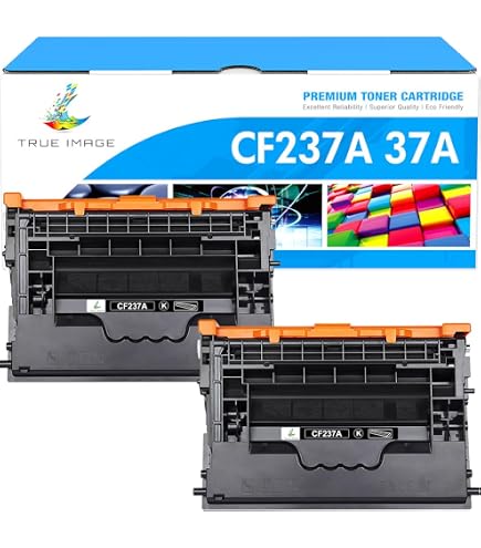 Amazon.com: TRUE IMAGE CF237A 37A Black Toner Cartridge 37X CF237X